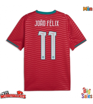 Portugal Joao Felix #11 Replica Home Stadium Shirt World Cup 2026 Short Sleeve